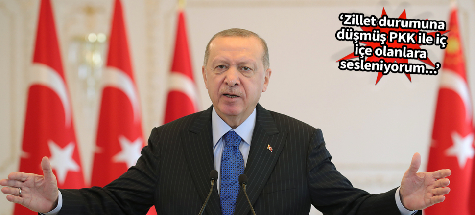 Cumhurbaşkanı Erdoğan: Tehditle diz çöktürmeye çalışanlar hayal kırıklığı yaşayacak