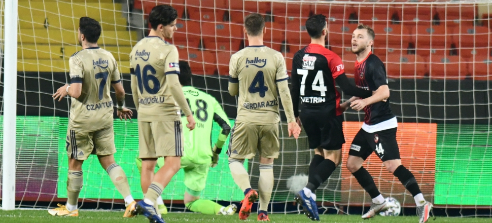 Gaziantep FK'dan Fenerbahçe'ye geçit yok