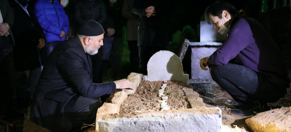 Patlama kurbanı toprağa verildi