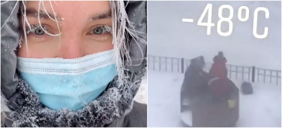 Termometreler eksi 48'i gördü