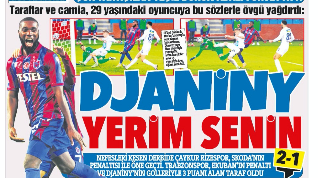 Trabzon basınında derbi başlıkları