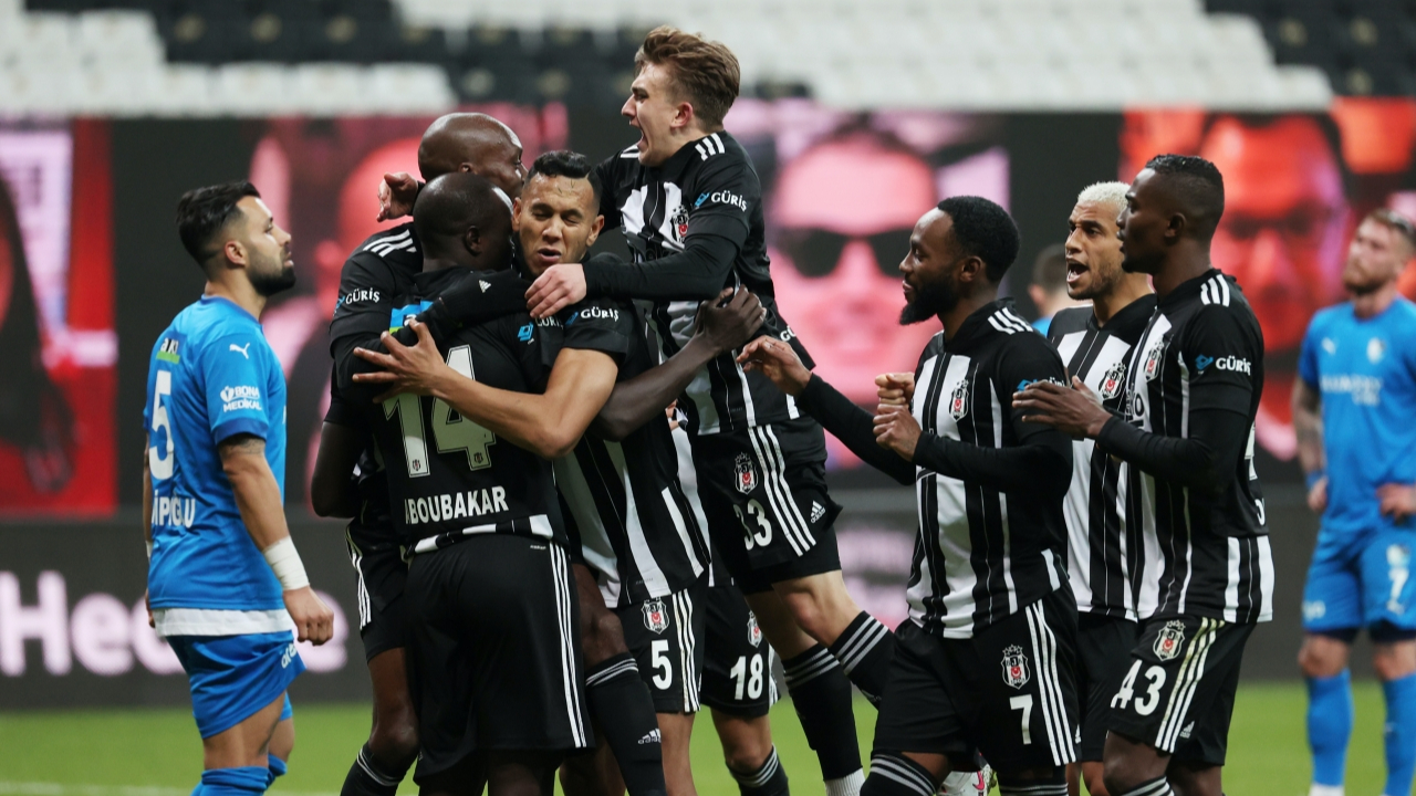 Beşiktaş evinde BB Erzurumspor'u 4-0 mağlup etti