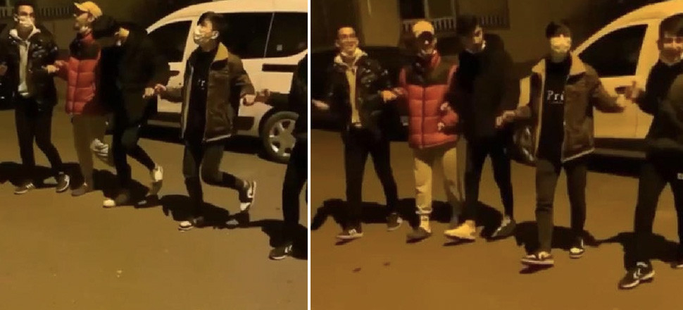Bağcılar'da kısıtlamada sokakta halay çektiler!