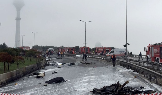 Helikopterin çarptığı kulenin güvenlik görevlisi o anları anlattı!