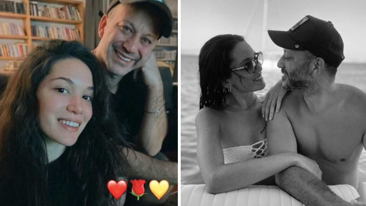 Hazal Subaşı-Rıza Kocaoğlu çiftinden aşk pozu