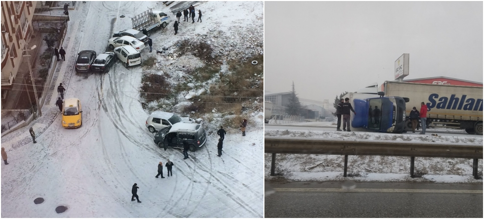 Ankara'da kar hayatı felç etti, Yavaş özür diledi