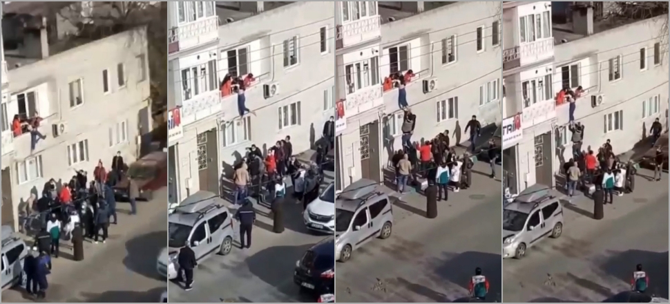 Sinir krizi geçiren kızını son anda kurtardı!