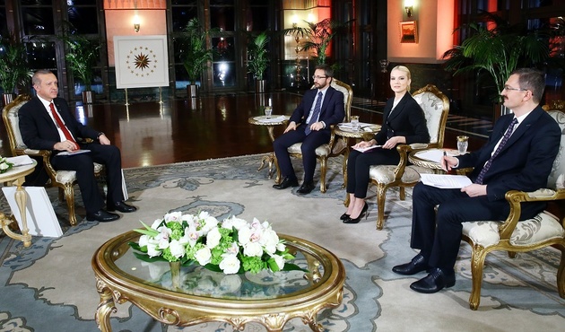 Erdoğan'dan canlı yayında Pelin Çift'i şaşırtan tepki! / VİDEO