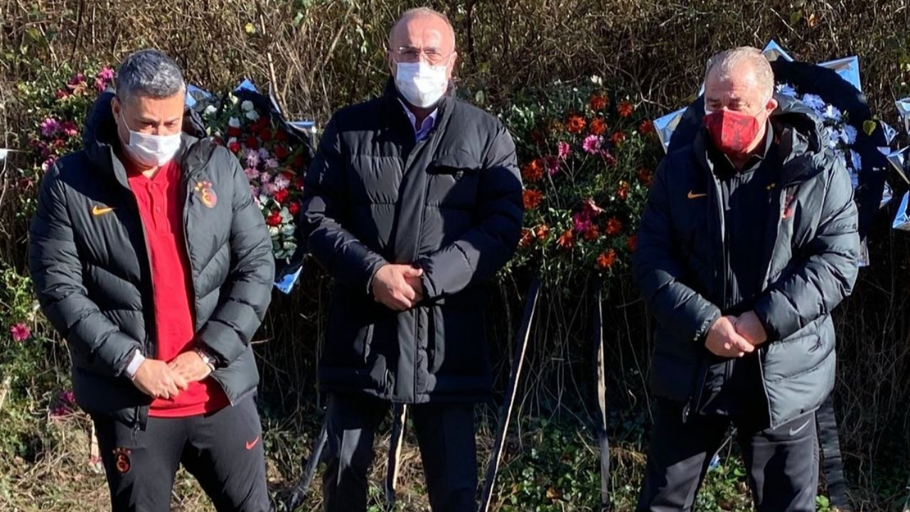 Albayrak, Terim ve Şahin, Özkan Sümer'in mezarını ziyaret etti