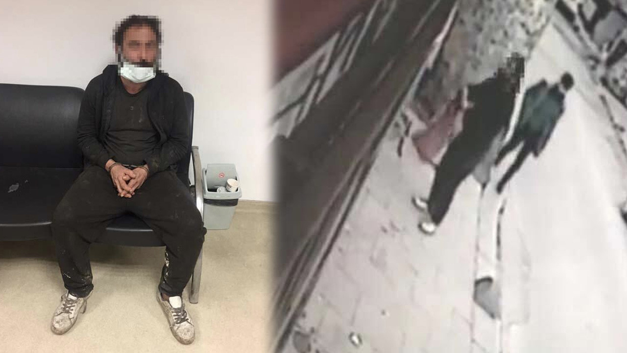 Beykoz'da bayrakları yere atan şüpheli yakalandı!