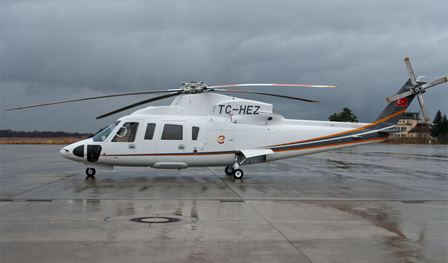 İşte Büyükçekmece'de düşen helikopter