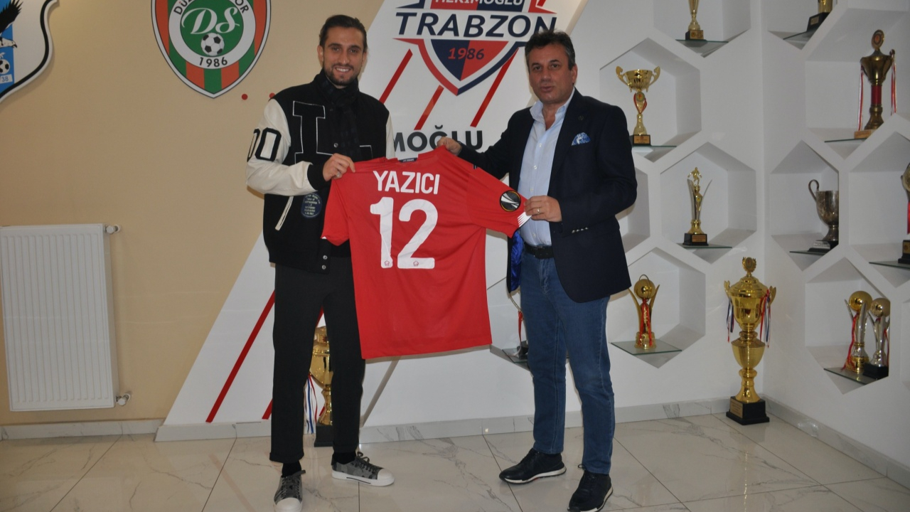 Yusuf Yazıcı, Hekimoğlu Trabzon FK'yı ziyaret etti