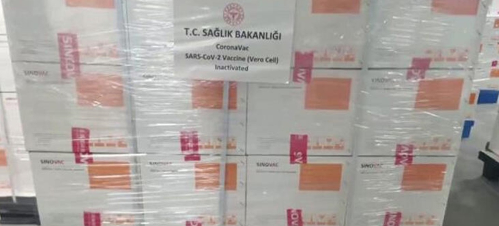 Türkiye'ye gönderilecek aşılardan ilk görüntü geldi