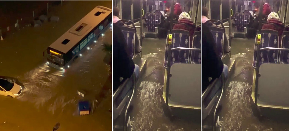 Sağanak bastırdı hayat felç oldu!