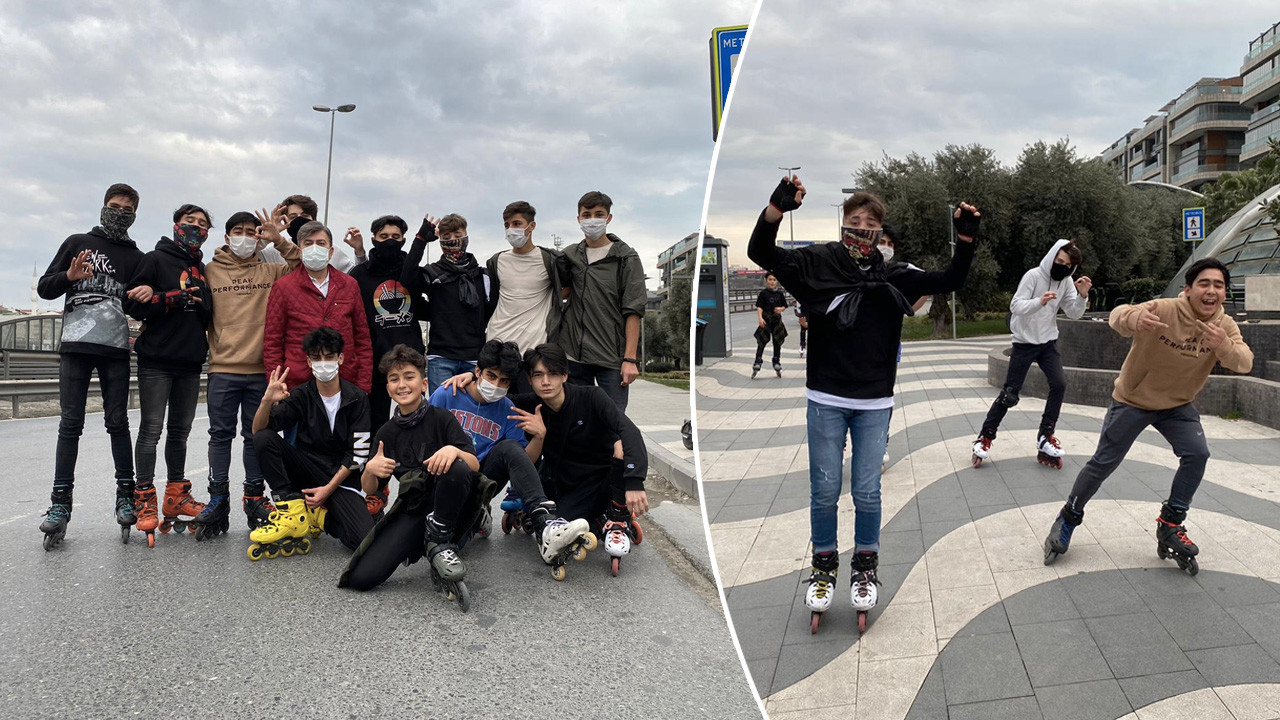Küçükçekmece'deki patenci gençler yetkilere seslendi!