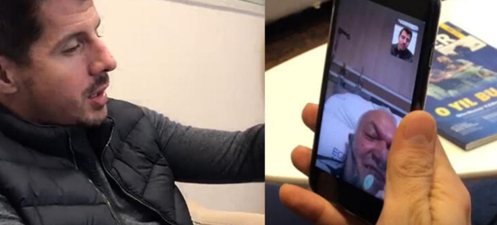 Emre Belözoğlu'ndan koronavirüs hastası İbrahim Eyin'e moral telefonu