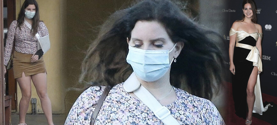Lana Del Rey'in süper minisi ve aldığı kilolar dikkat çekti...