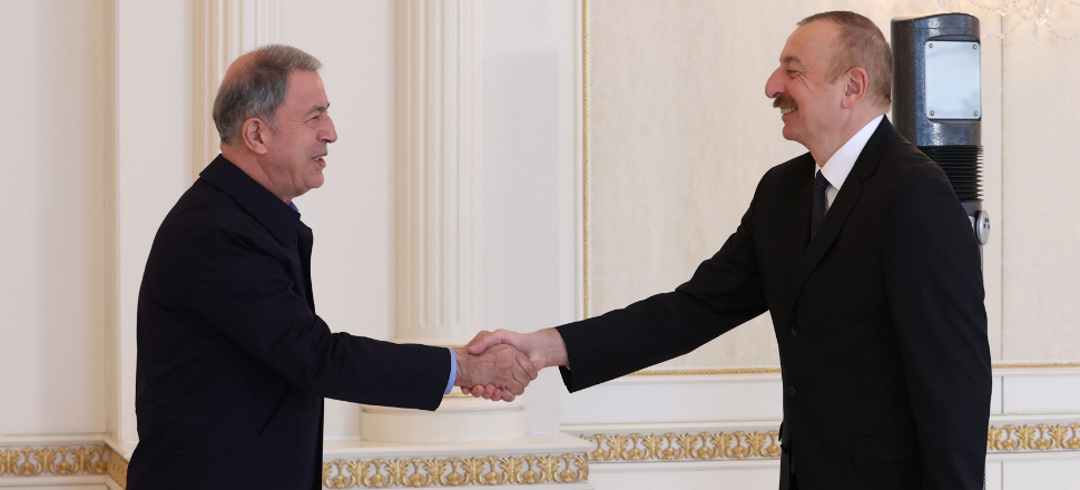 Aliyev, Akar ve TSK komuta kademesini kabul etti