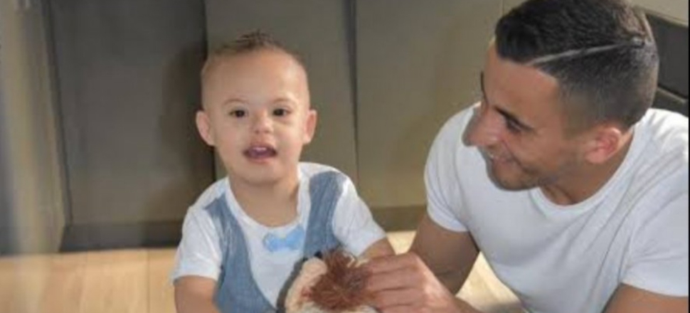 Omar Elabdellaoui down sendromlu çocuğunu eğlendirmek istemiş