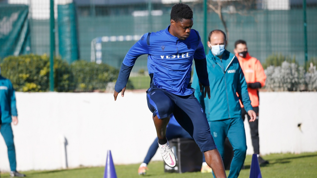Trabzonspor'da Caleb Ekuban sevinci