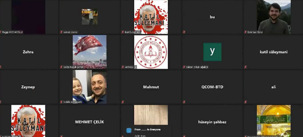 Saadet Partisi'nin de yer aldığı Kasım Süleymani'yi anma töreninde protesto