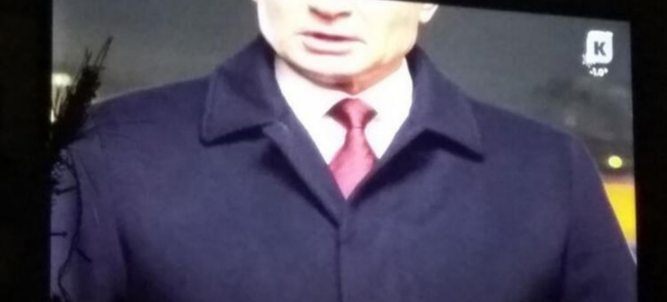 Haber kanalı Vladimir Putin'in 'kafasını' kesti