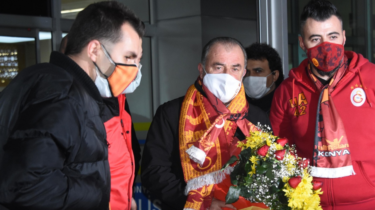 Galatasaray kafilesi Konya'da