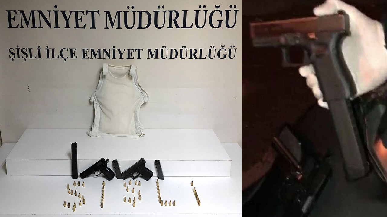 Şişli’de saldırı hazırlığındaki iki silahlı şahıs yakalandı!