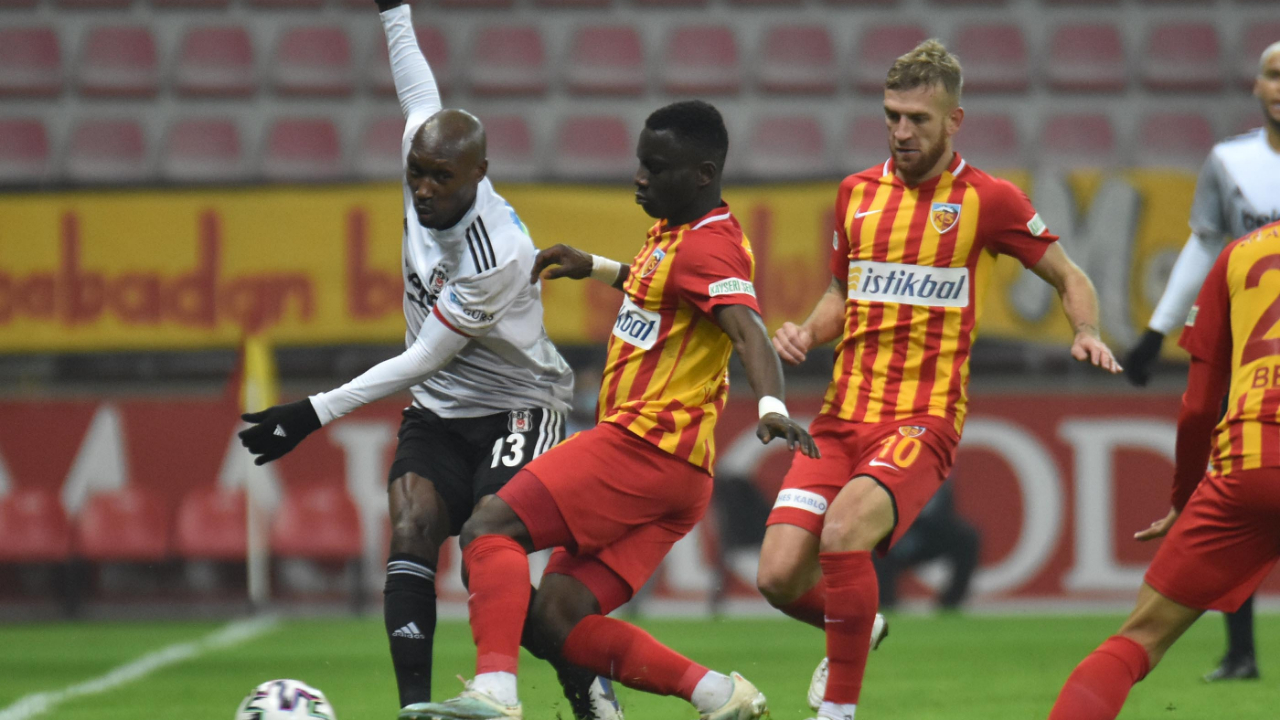 Beşiktaş Kayseri'den lider döndü: 0-2