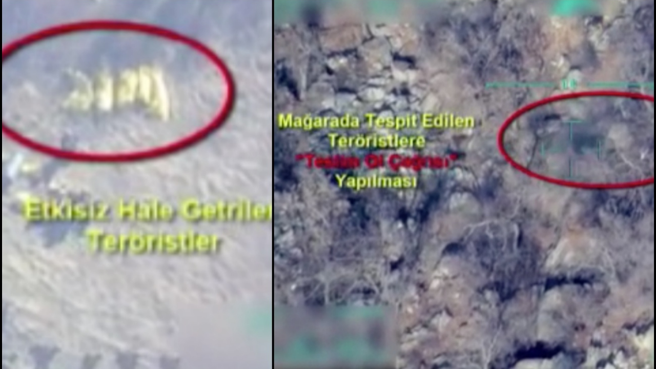 Şırnak'ta 5 teröristin öldürüldüğü operasyonun görüntüleri yayınlandı