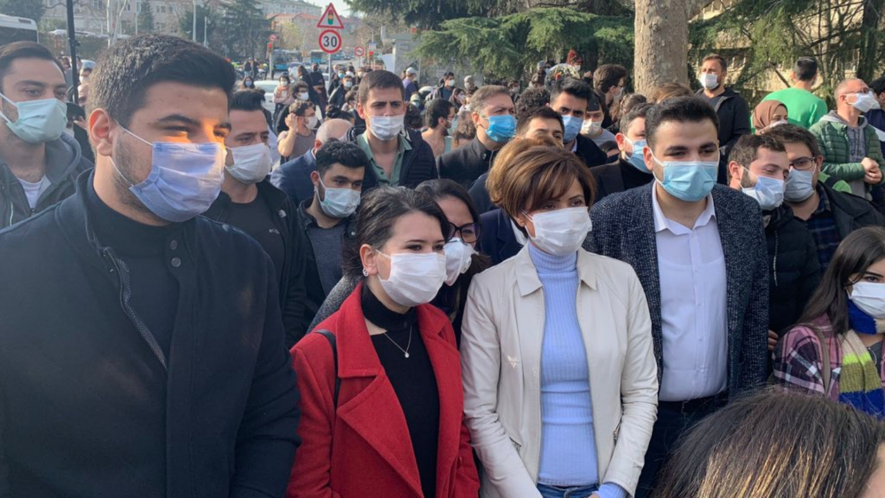 Canan Kaftancıoğlu MLKP'li öğrencilere sahip çıktı