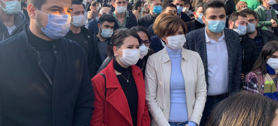 Canan Kaftancıoğlu MLKP'li öğrencilere sahip çıktı