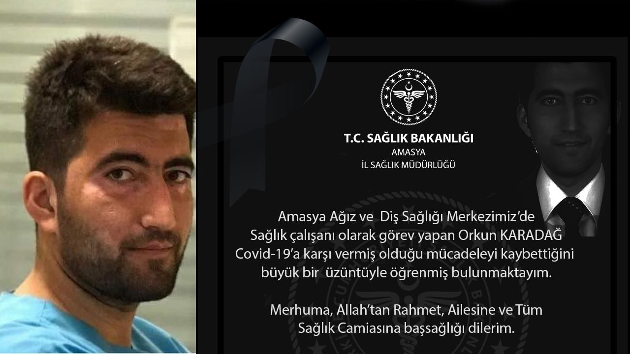 Genç sağlık memuru karanavirüse yenildi