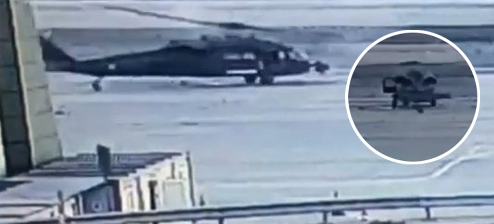 Sabiha Gökçen'de kaza yapan askeri helikopterin görüntüleri