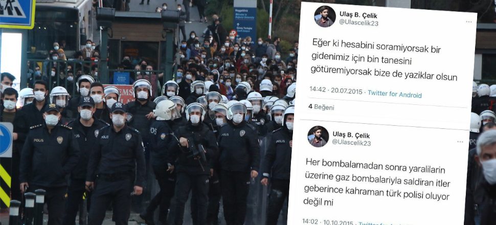 Boğaziçi'nde gözaltına alınan Ulaş Çelik'ten terör propagandası