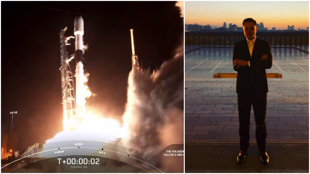 Anıtkabir'i ziyaret eden Elon Musk 5A'yı fırlattı