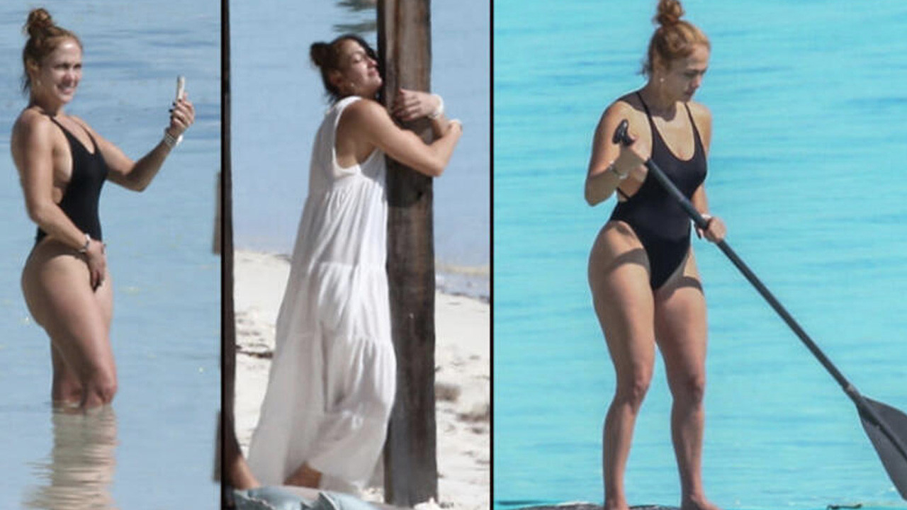 Jennifer Lopez tanga mayosuyla sosyal medyayı salladı!