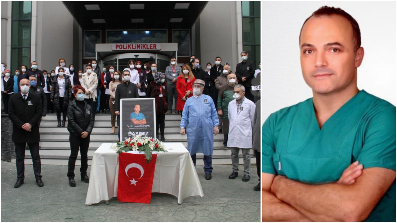 Samsun korona kurbanı doktora ağlıyor