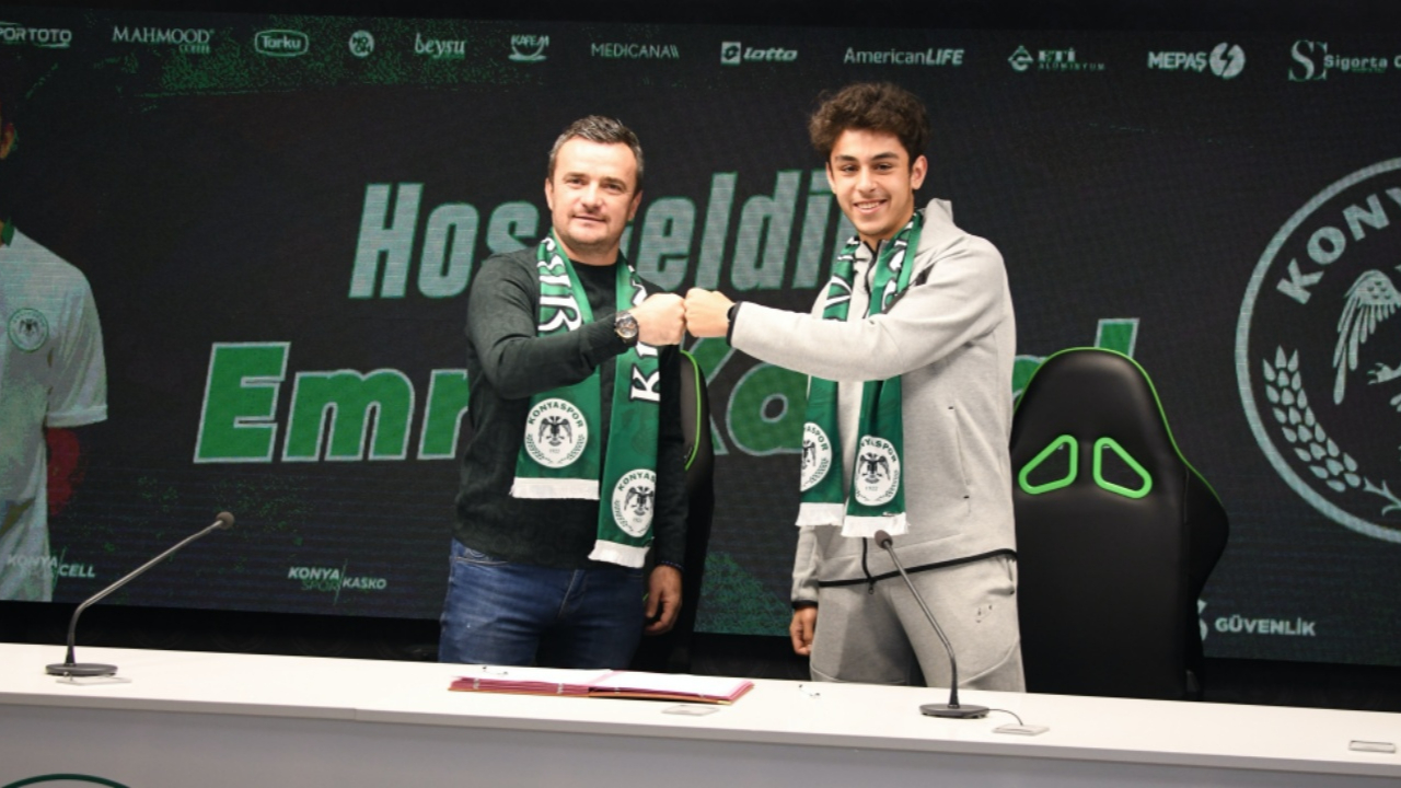 İsmail Kartal'ın oğlu Emre Kartal, Konyaspor'a transfer oldu