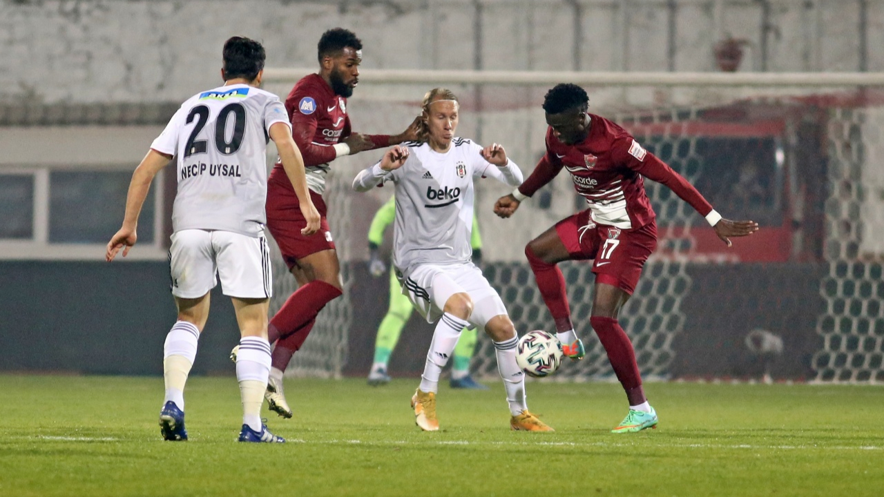 Beşiktaş, Hatay'da seriyi kaybetti liderliği korudu