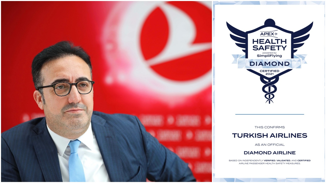 Türk Hava Yolları sağlık ve güvenlikte Diamond statüsünde