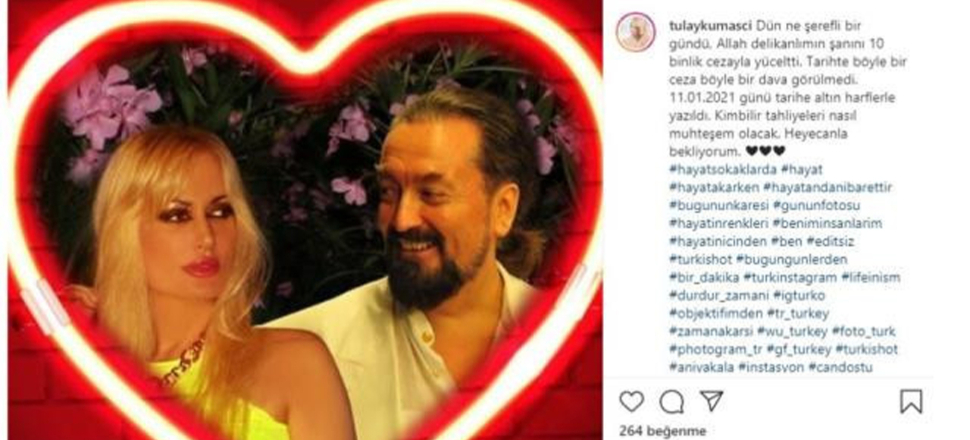 Oktar'ın 'Kediciği' Tülay Kumaşçı hakkında suç duyurusu