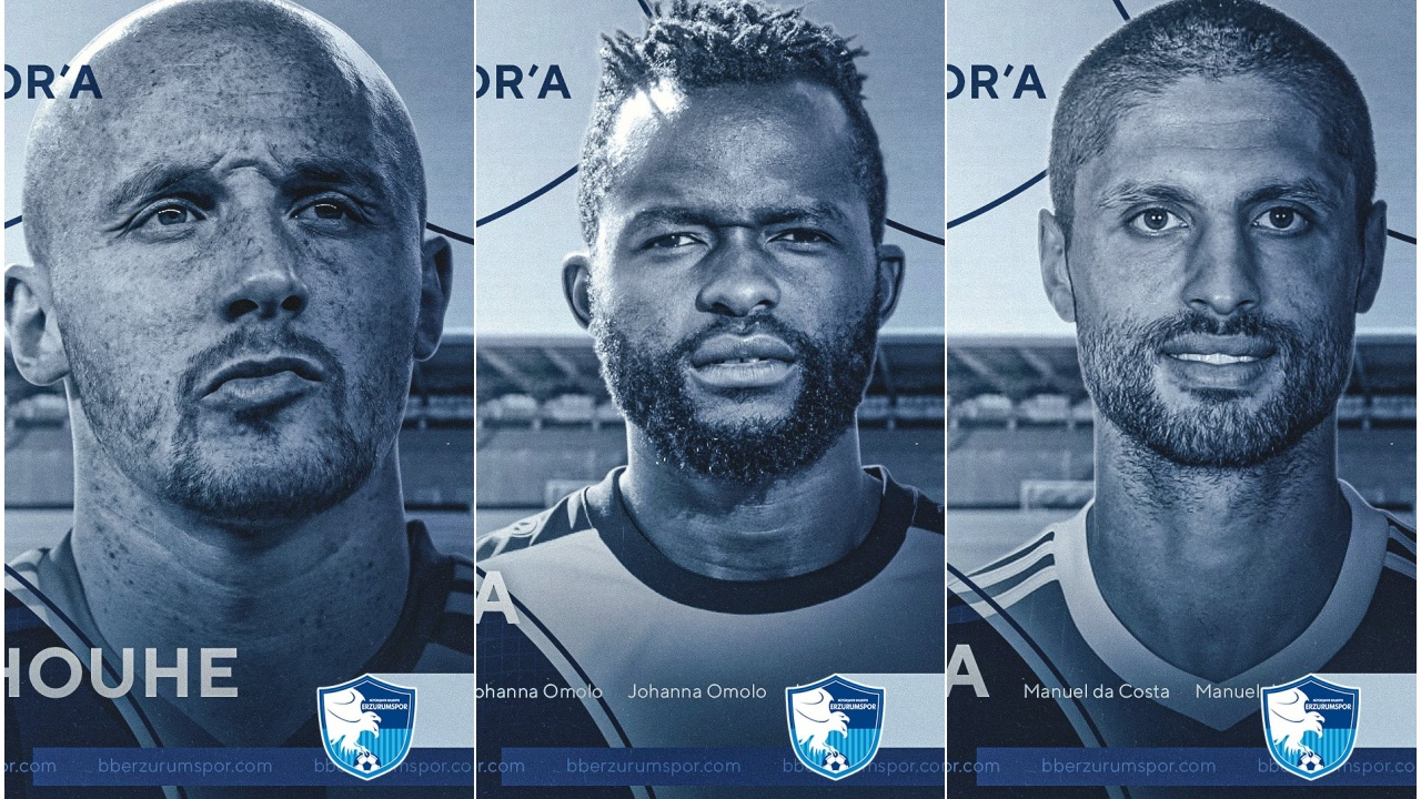 BB Erzurumspor'dan imza şov;  Aatif Chahechouhe, Johanna Omolo ve Manuel Da Costa...