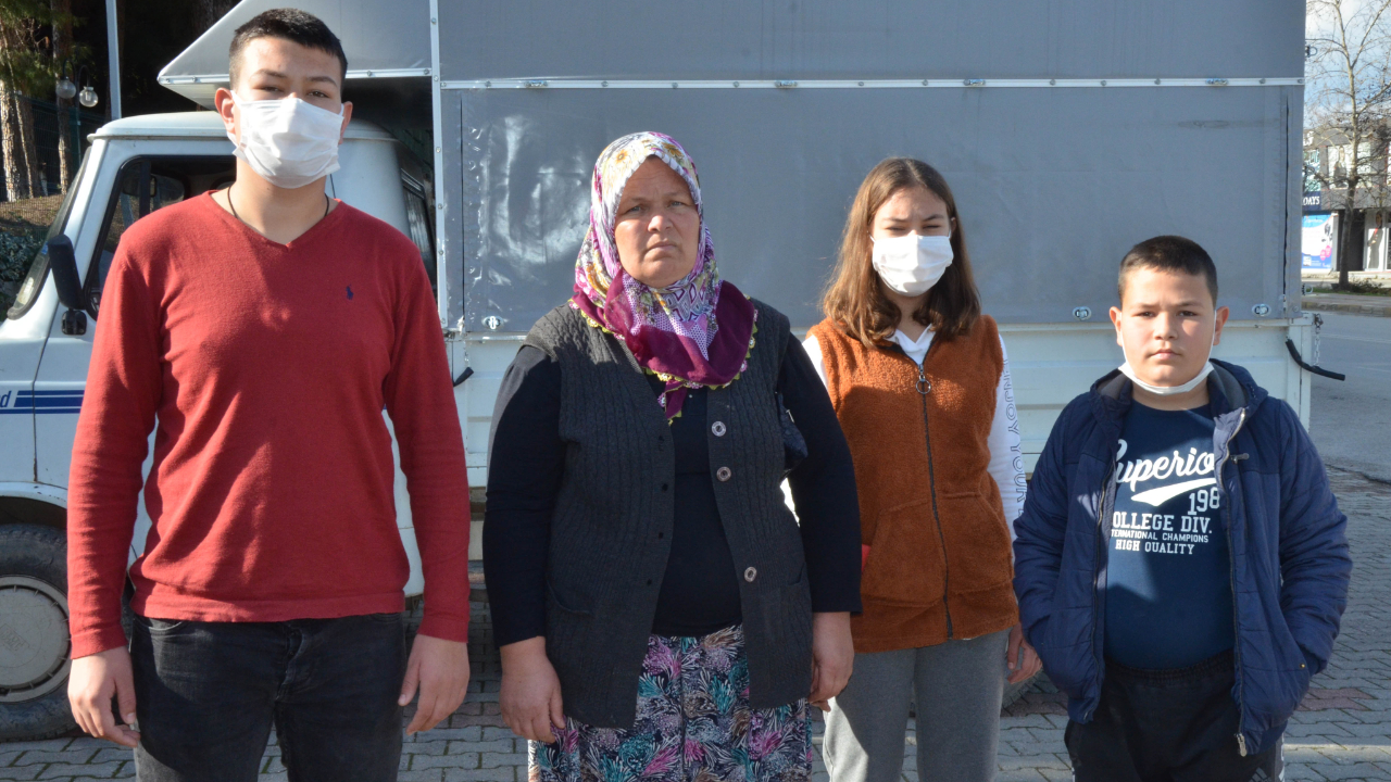 Kamyoneti ve kasasındaki 2 çocuğu kaçırdı müthiş kovalamacayla yakalandı