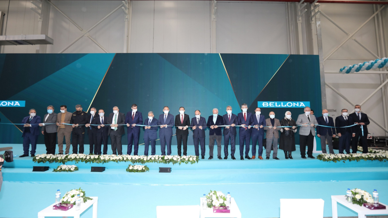 Erciyes Anadolu Holding'in yeni fabrikası üretime başladı