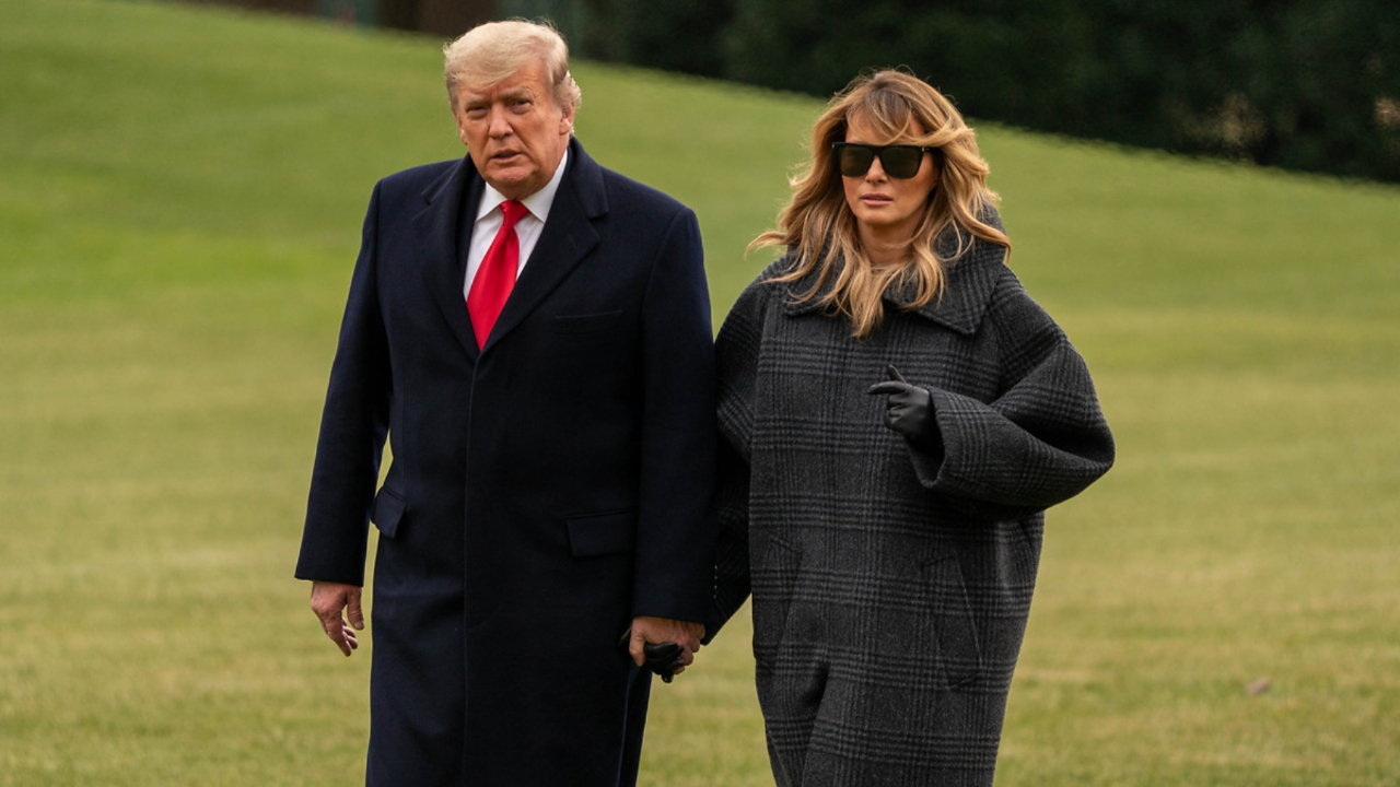 Melania Trump'tan Beyaz Saray'a veda mesajı