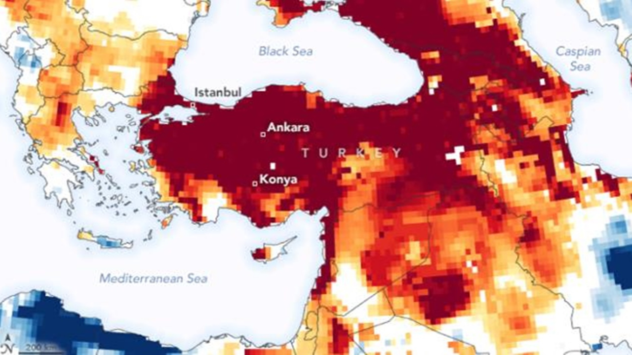 NASA'dan Türkiye'ye kuraklık uyarısı