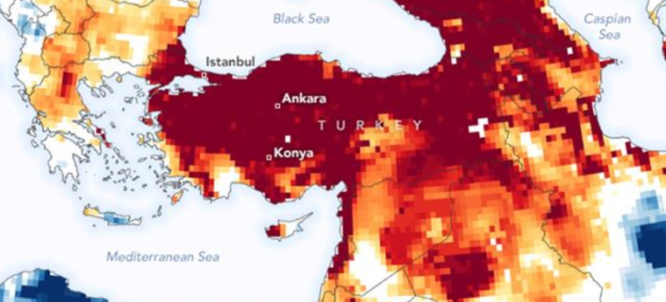 NASA'dan Türkiye'ye kuraklık uyarısı