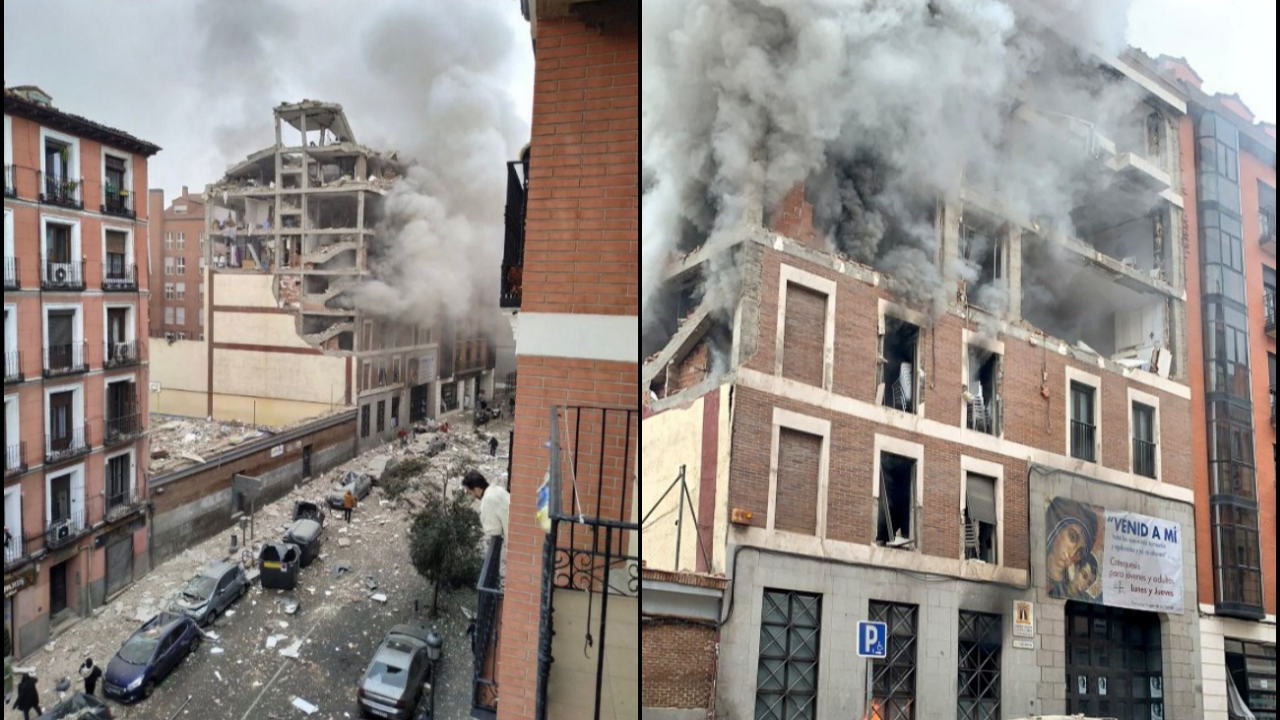 Madrid'de şiddetli patlama