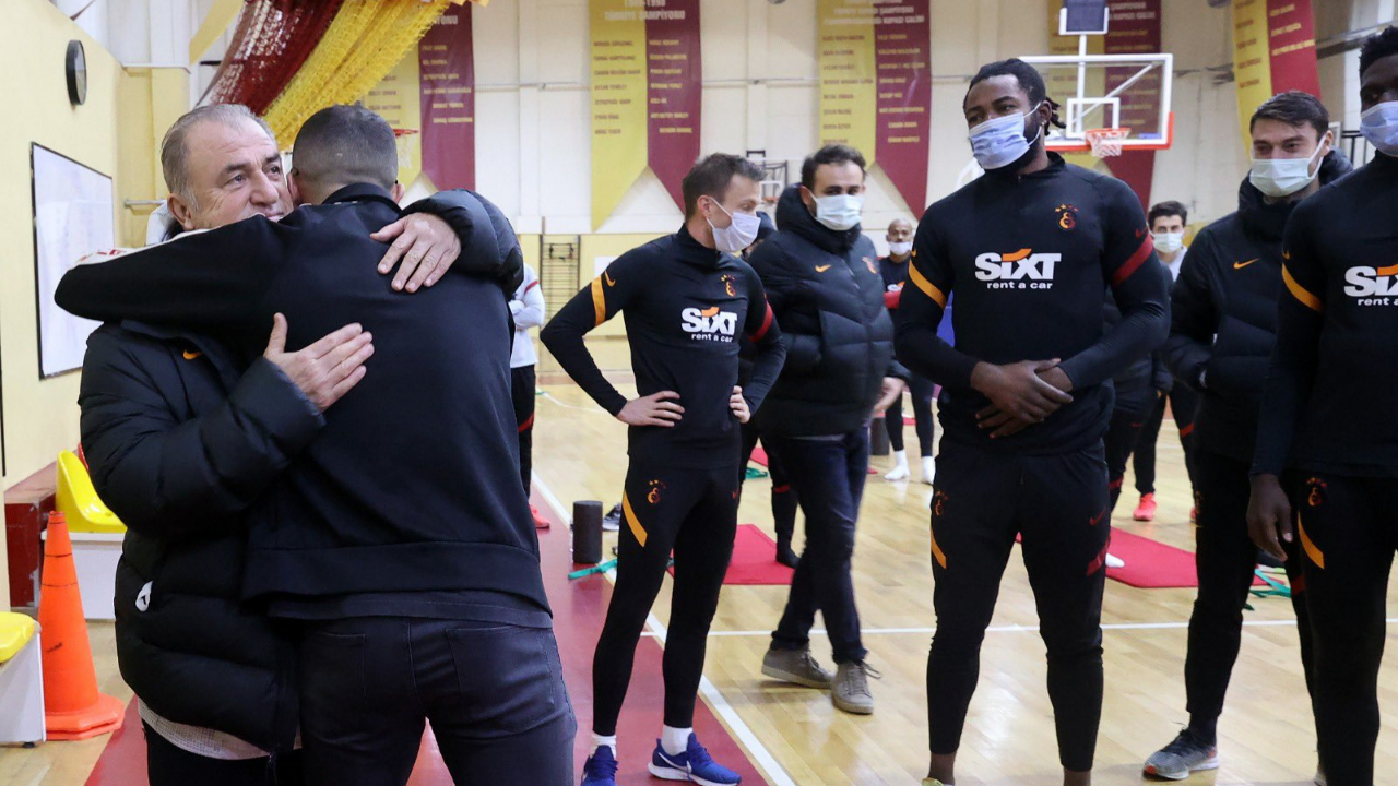 Omar Elabdellaoui, günler sonra Galatasaray idmanında